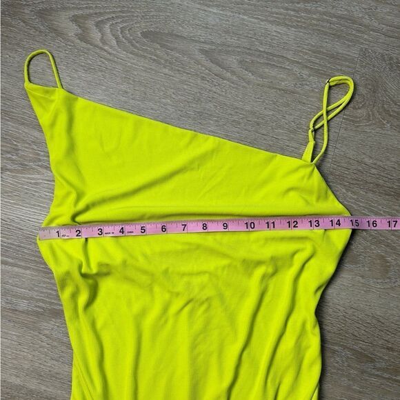 URBAN OUTFITTER | Out From Under Summer Weekender Bodysuit Lime Green Yellow - Picture 8 of 9